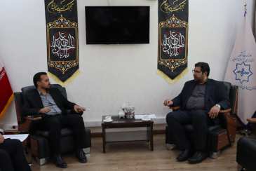 دیدار شهردار نهبندان با مدیر عامل سازمان همیاری شهرداری های خراسان جنوبی