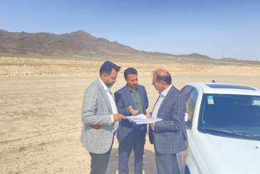 بازدید معاون هماهنگی امور عمرانی استانداری از پروژه تیرپارک سربیشه در مسیر ترانزیتی شرق کشور