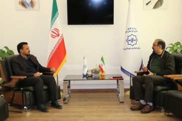 بررسی ظرفیت های سرمایه گذاری و عمرانی در دیدار شهردار بشرویه با مدیرعامل سازمان