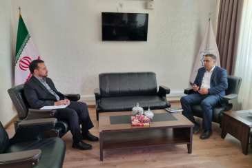 نشست رئیس اتحادیه دامداران استان خراسان جنوبی با مدیرعامل سازمان همیاری شهرداری ها