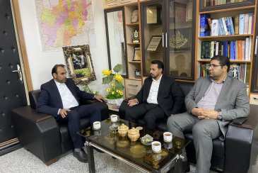 نشست مشترک مدیرعامل سازمان همیاری شهرداری های خراسان جنوبی با فرماندار شهرستان نهبندان