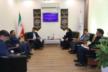 دیدار رئیس بانک تجارت خراسان جنوبی با مدیر عامل سازمان همیاری شهرداری های استان