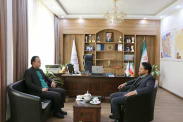 بررسی راهکارهای توسعه شهری در دیدار شهردار قهستان با مدیرعامل سازمان همیاری شهرداری‌ها