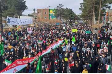 حضور پرسنل سازمان همیاری شهرداری ها در راهپیمایی 22 بهمن