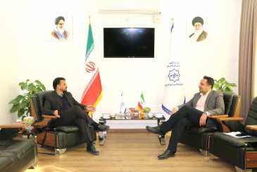 دیدار شهردار اسدیه با مدیر عامل سازمان ؛ پشتیبانی از شهرداری اسدیه با ارائه تسهیلات