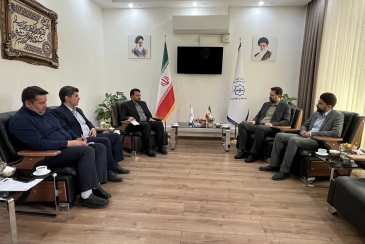 نشست مشترک مدیرعامل سازمان همیاری و رئیس شعبه بیمه دانا