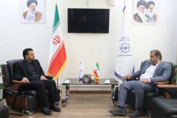 دیدار شهردار شوسف با مدیرعامل سازمان