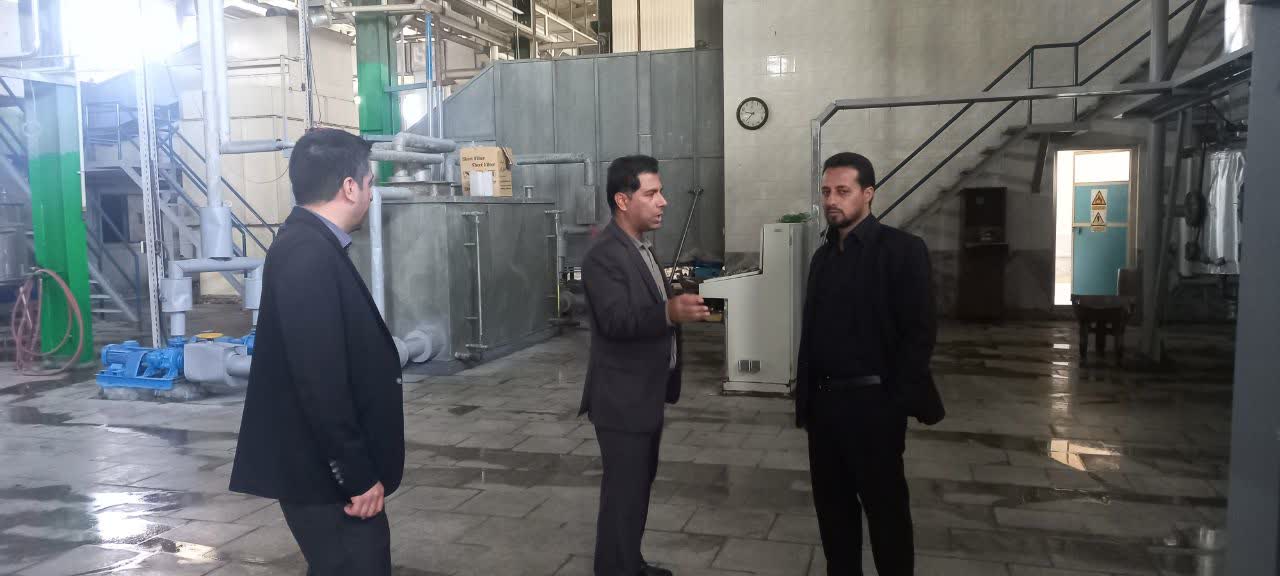 بازدید مدیر عامل سازمان همیاری شهرداری های خراسان جنوبی از کارخانه ژلاتین آریا