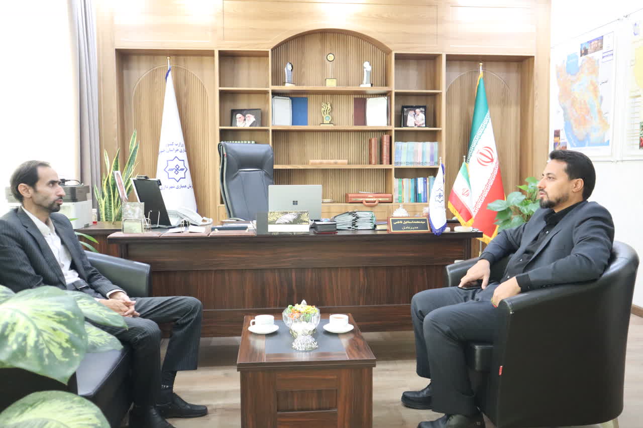 دیدار شهردار سربیشه با مدیرعامل سازمان  همیاری شهرداری های خراسان جنوبی