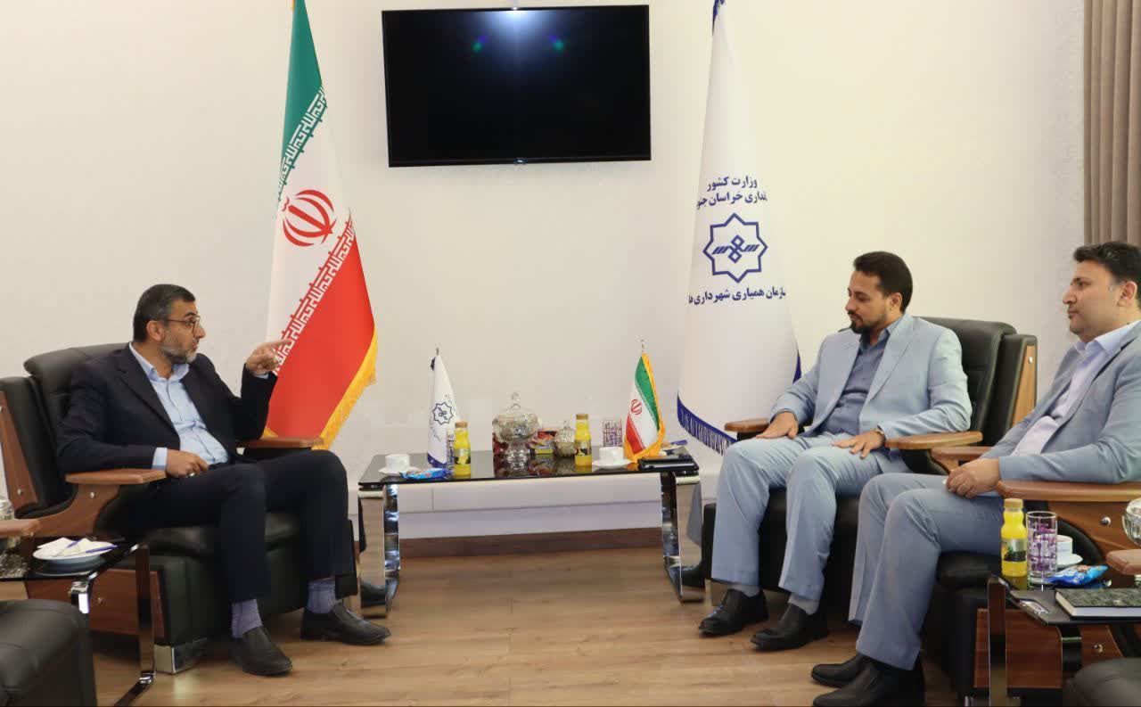 بازدید معاون هماهنگی امور عمرانی استانداری از سازمان همیاری شهرداری های خراسان جنوبی