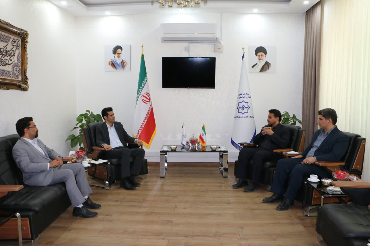 دیدار سرپرست مدیریت شعب پست بانک خراسان جنوبی با مدیرعامل سازمان همیاری شهرداری‌های استان